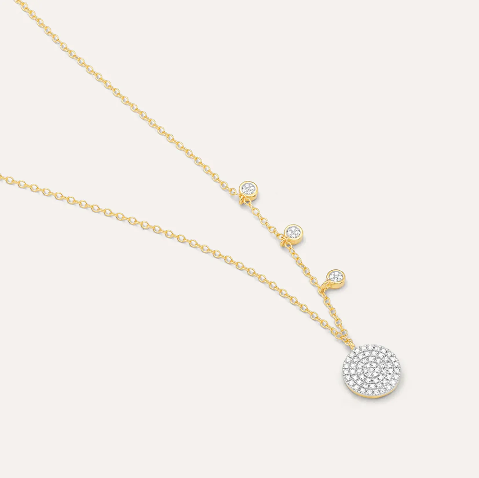 Three Plus Me Pendant Necklace