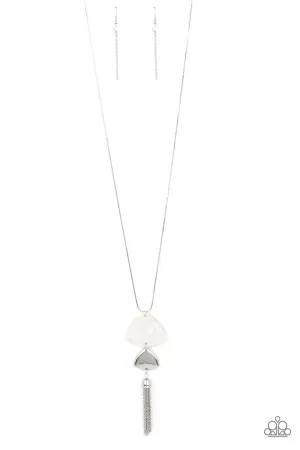 TIDE You Over White Paparazzi Necklace