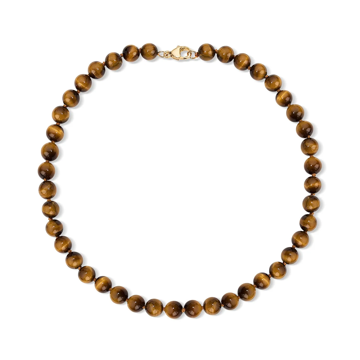 Tigerseye Beaded Necklace
