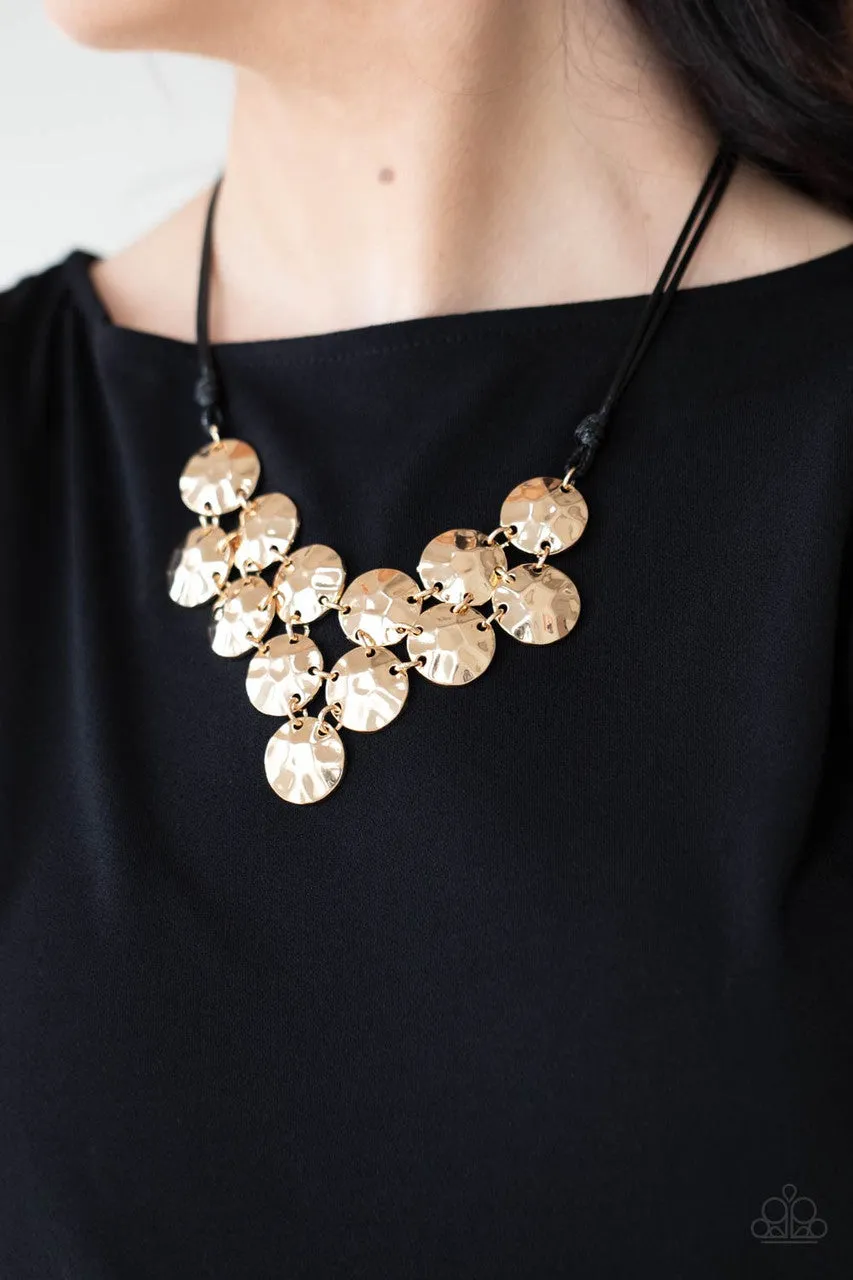 Token Treasure Gold Paparazzi Necklace