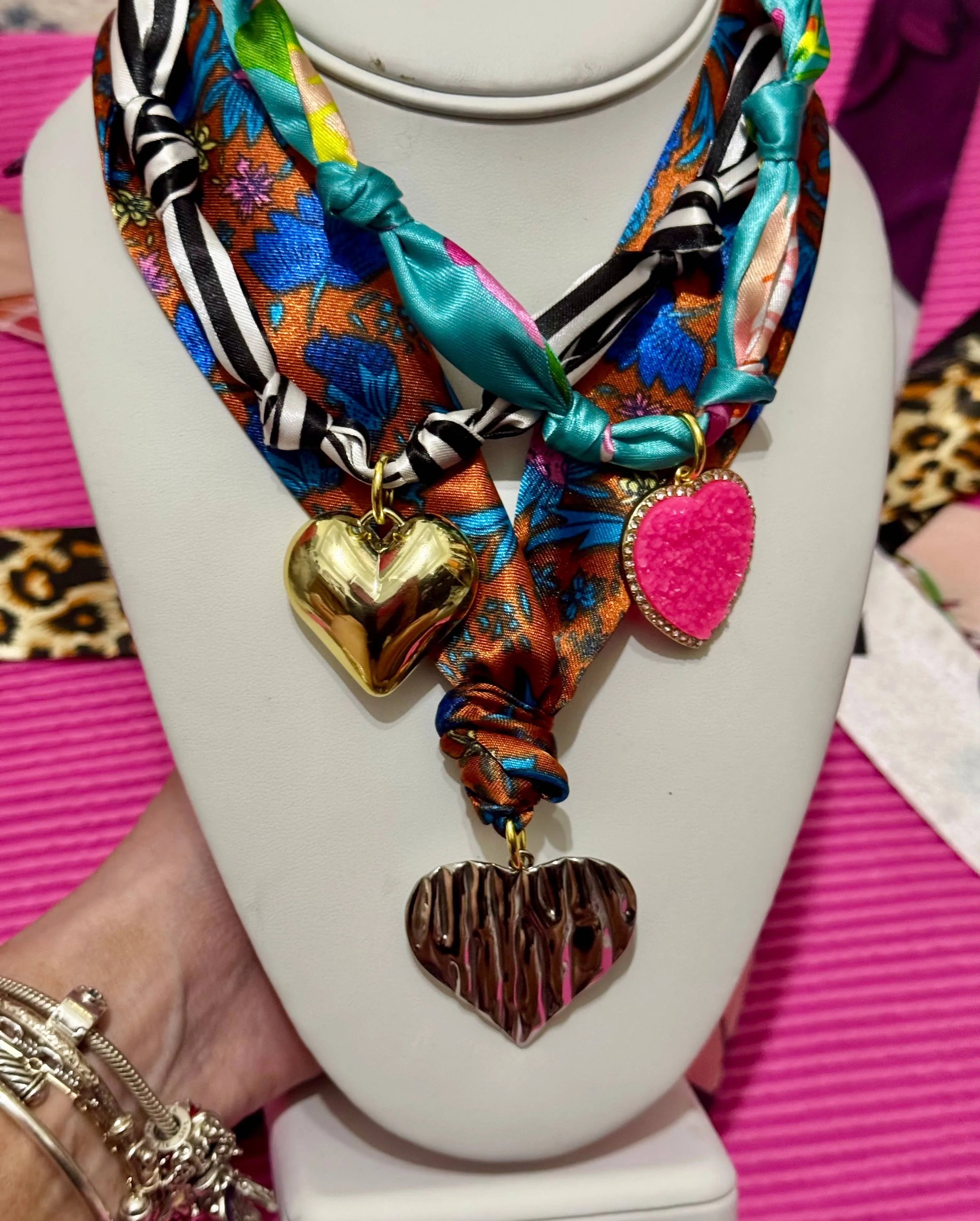 Trendy Scarf Necklace 