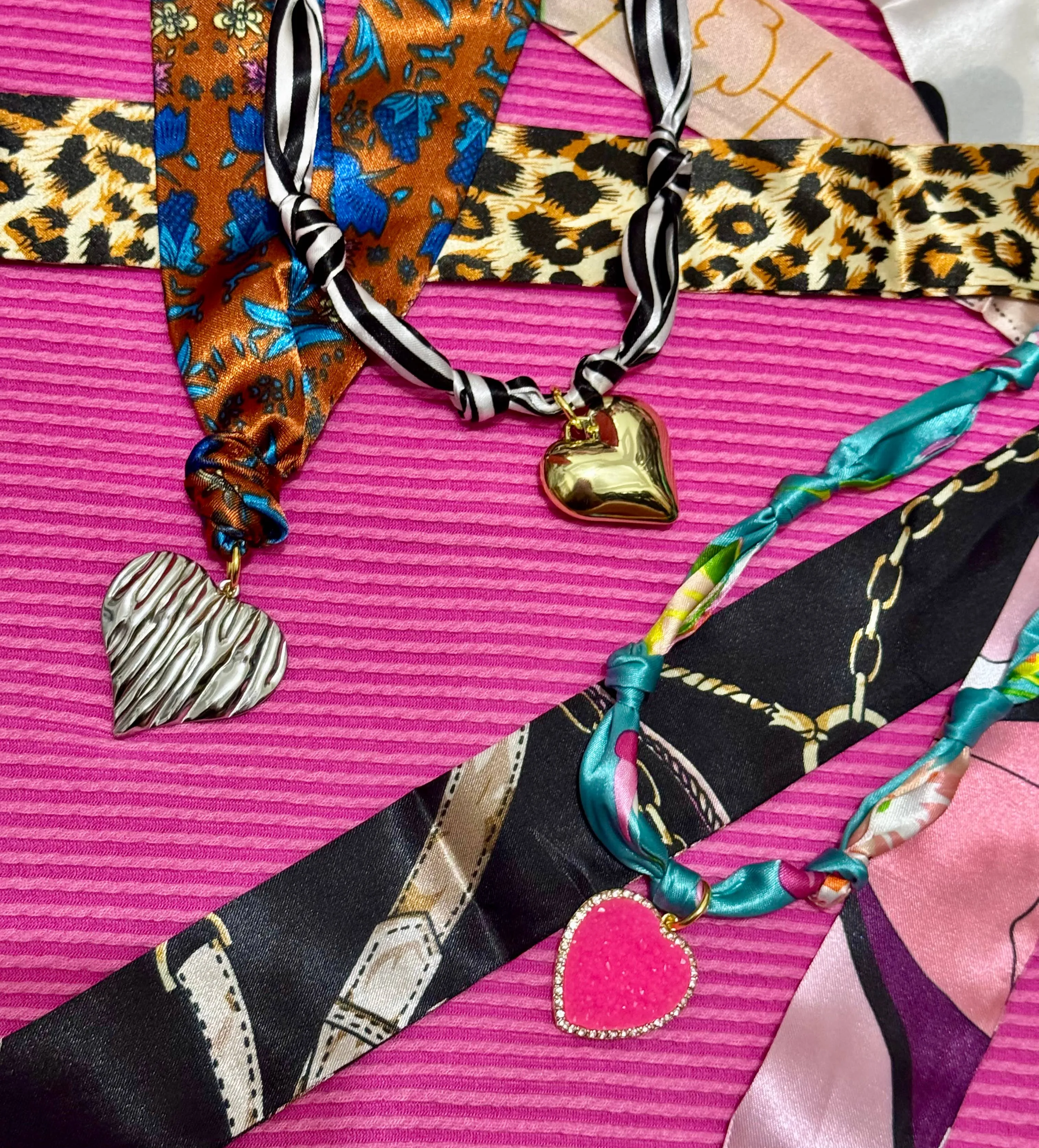 Trendy Scarf Necklace 