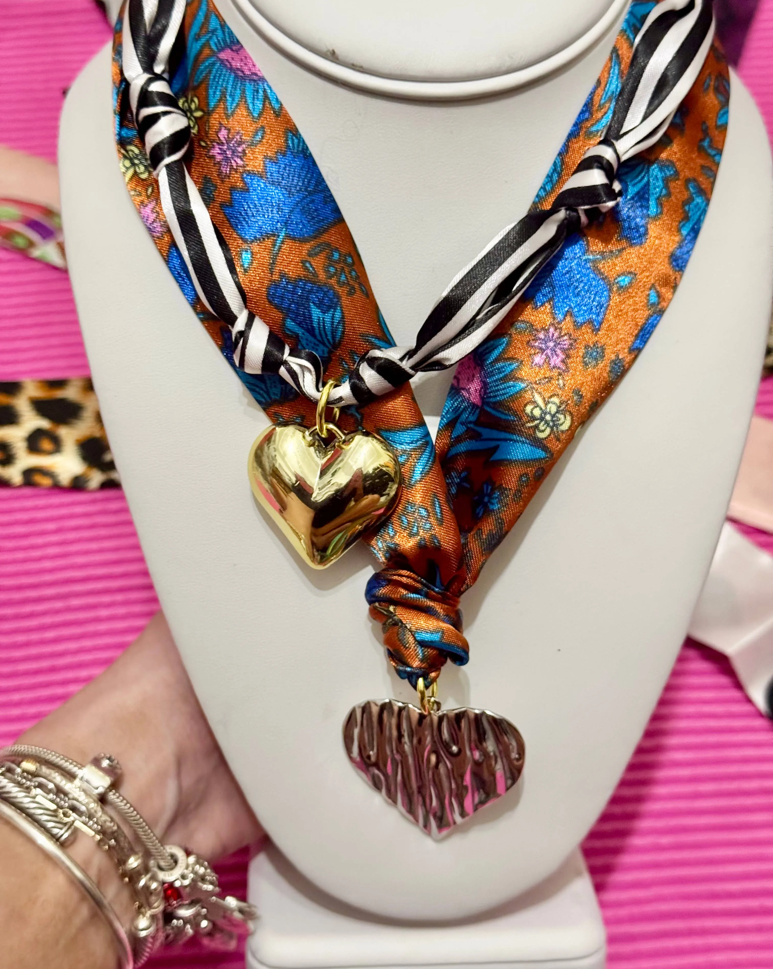 Trendy Scarf Necklace 