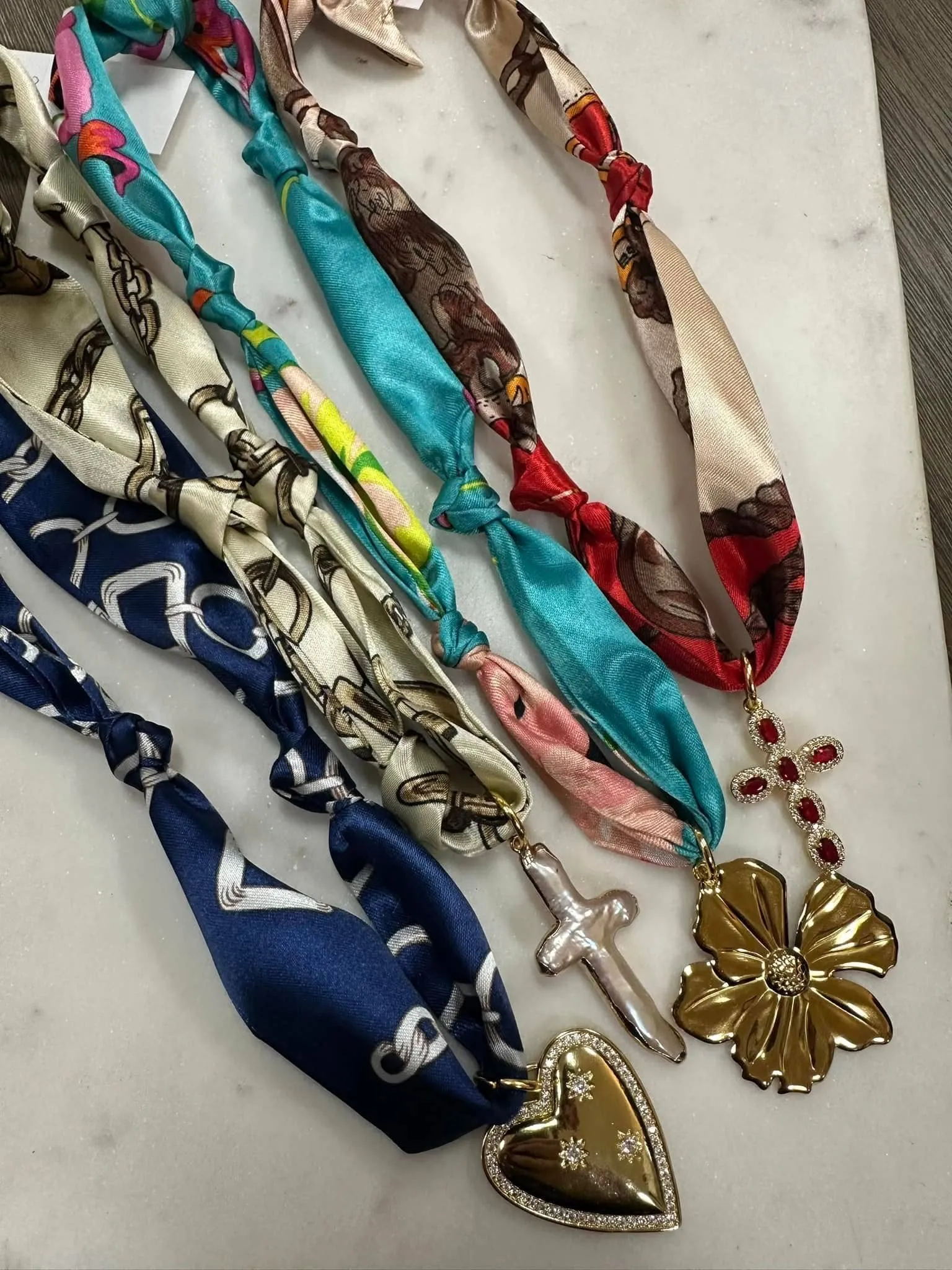 Trendy Scarf Necklace 