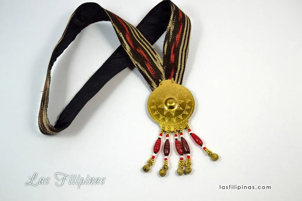 TRIBAL PENDANT NECKLACE - Tboli Fabric Design