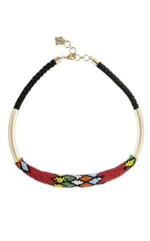 Tribal Seed Bead Necklace JHLJE812-6D1