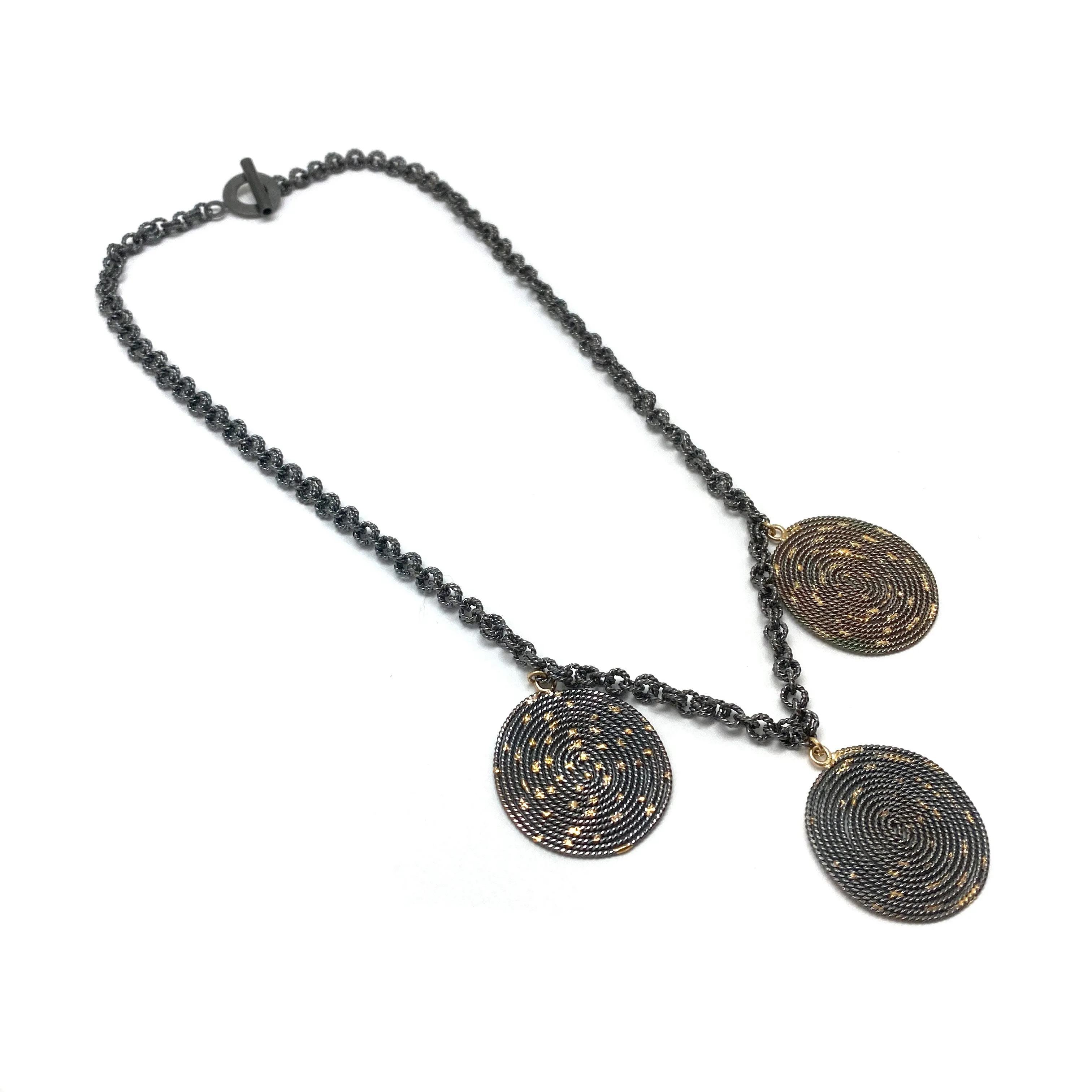 Triple Disc Necklace