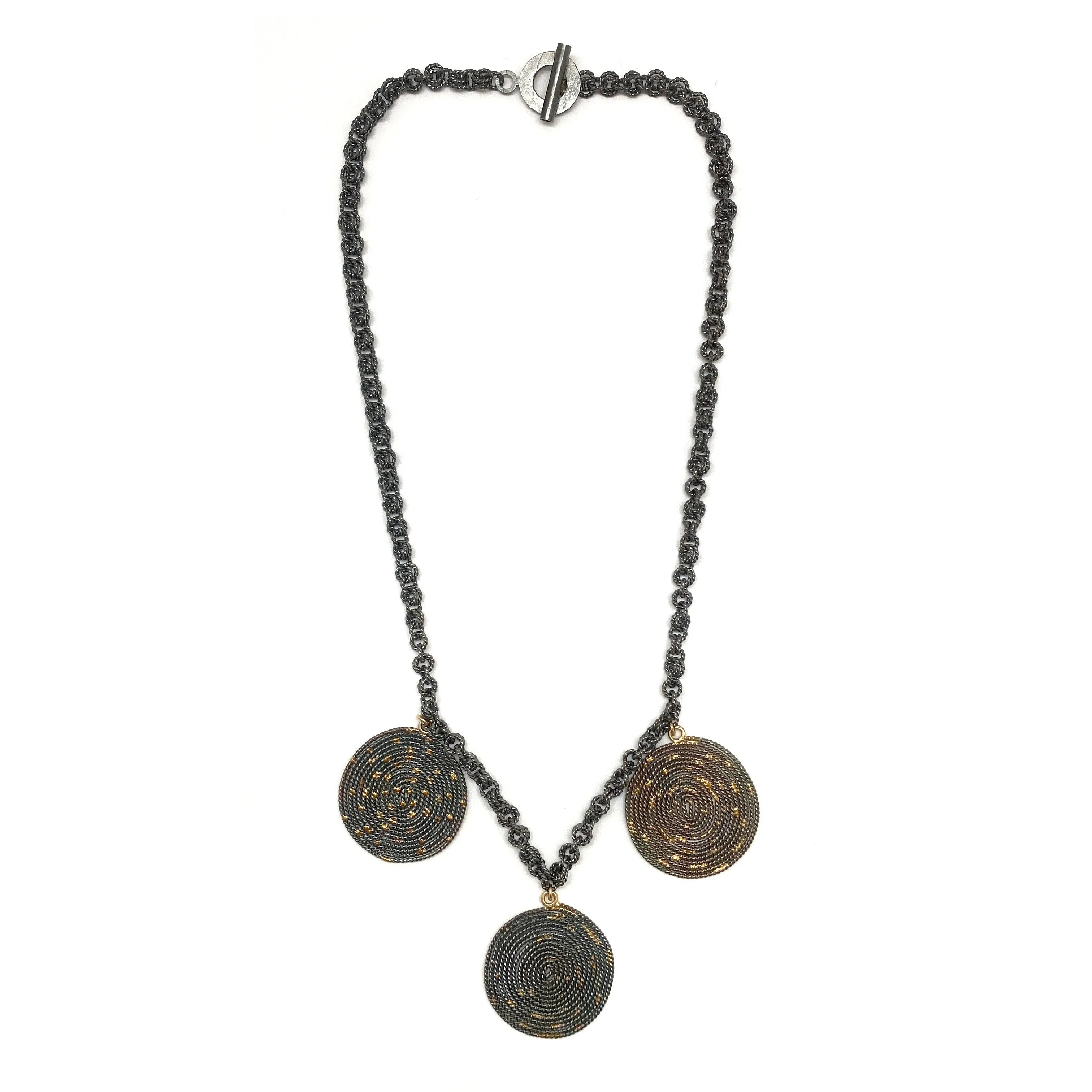 Triple Disc Necklace
