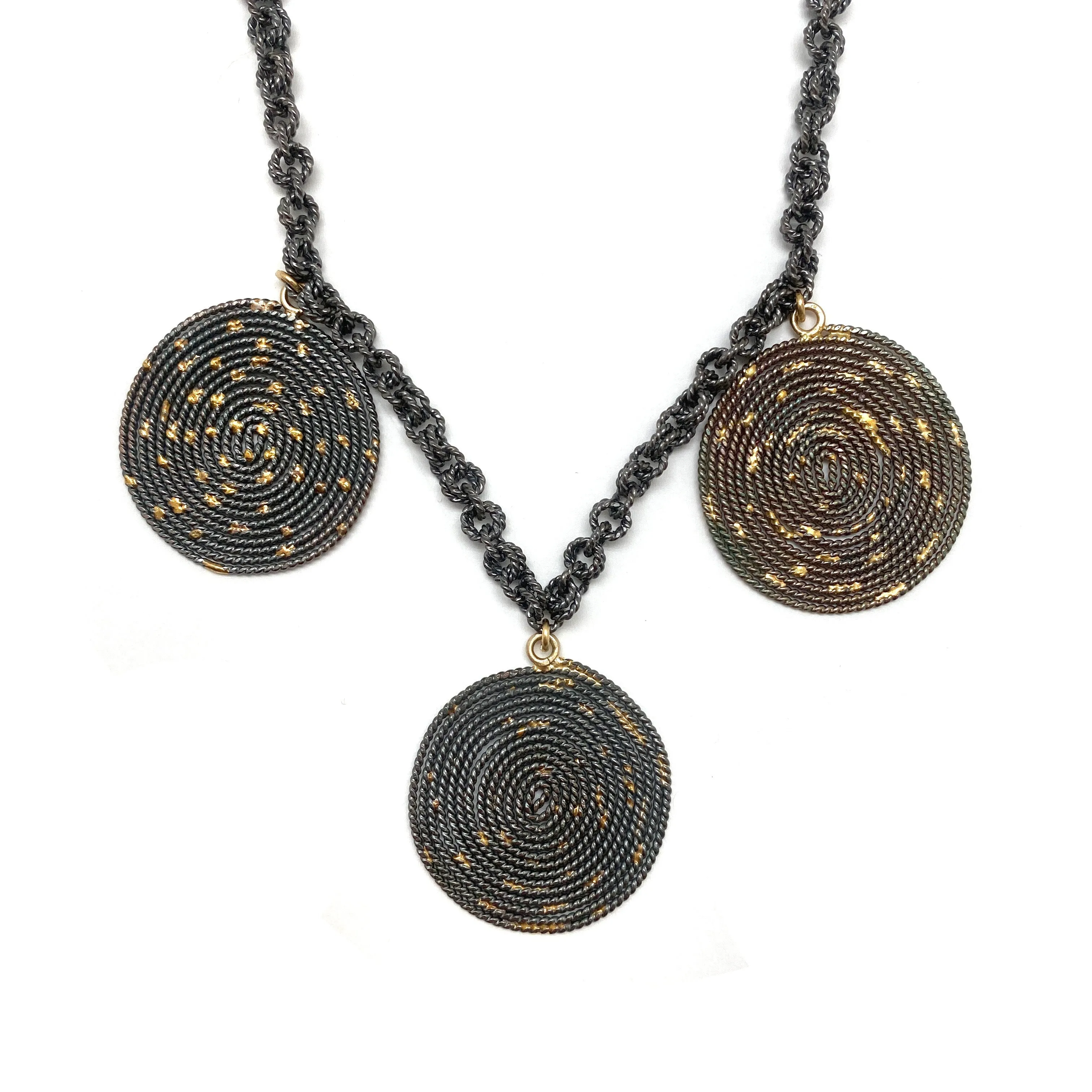 Triple Disc Necklace