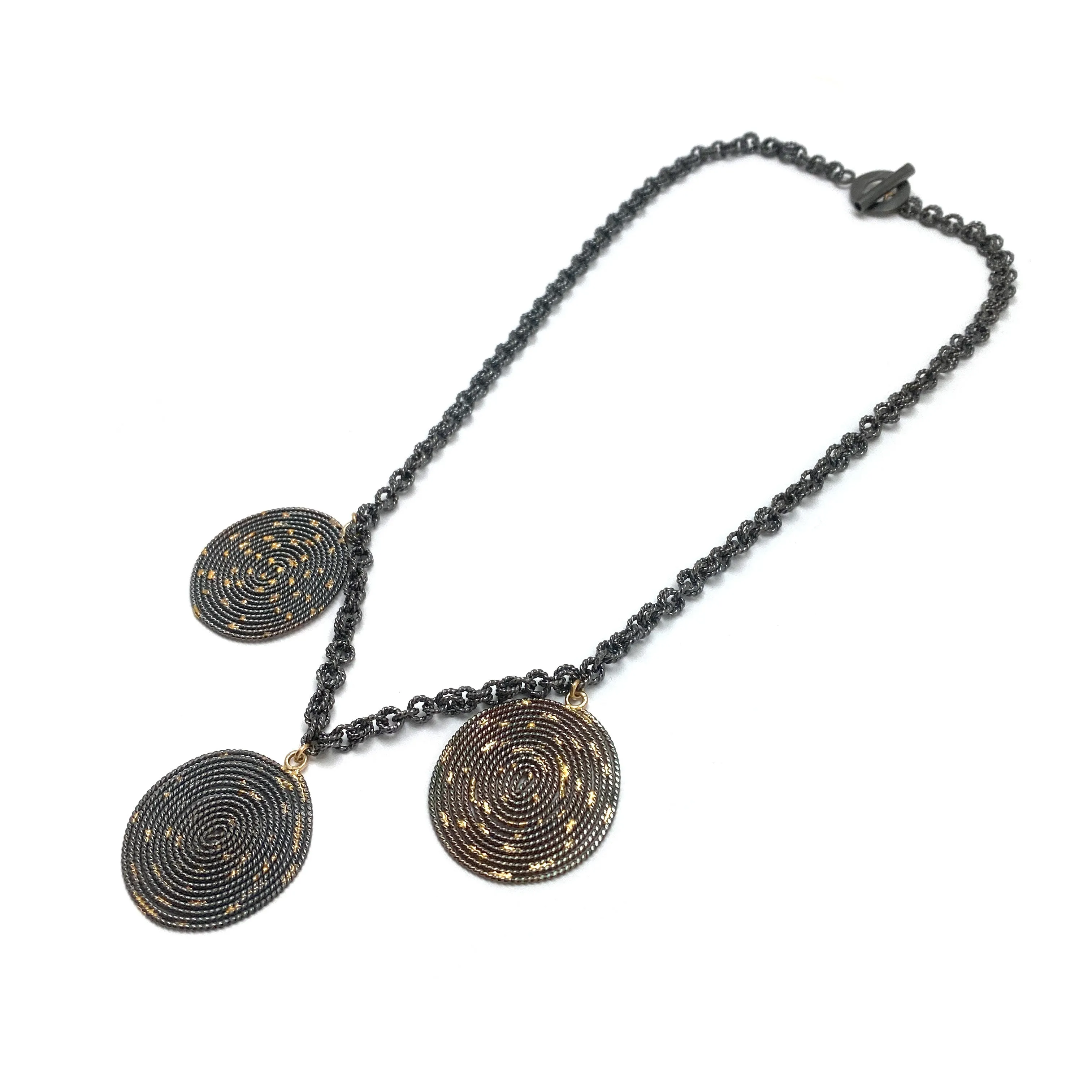 Triple Disc Necklace