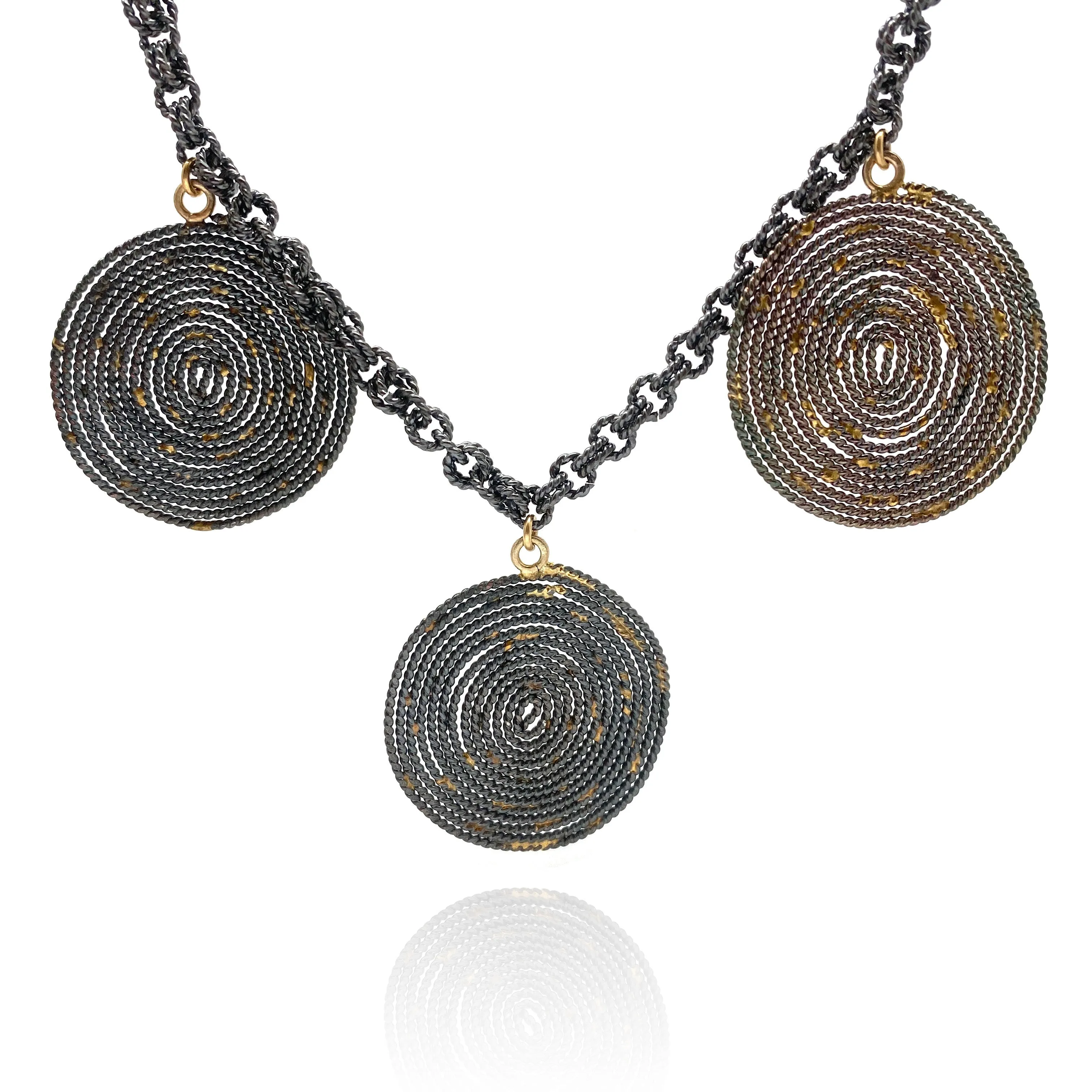 Triple Disc Necklace