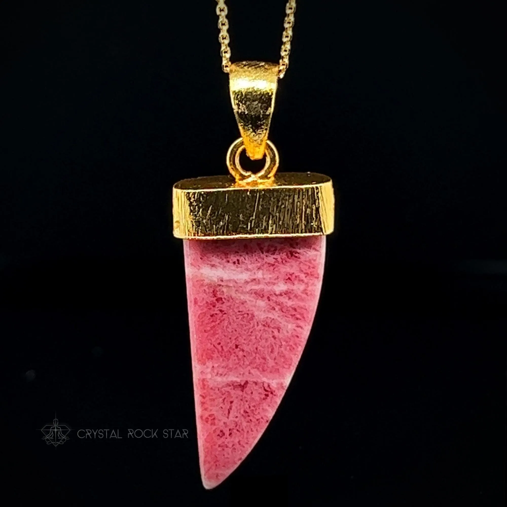 Tugtupite Fluorescent & Tenebrescent Pendant