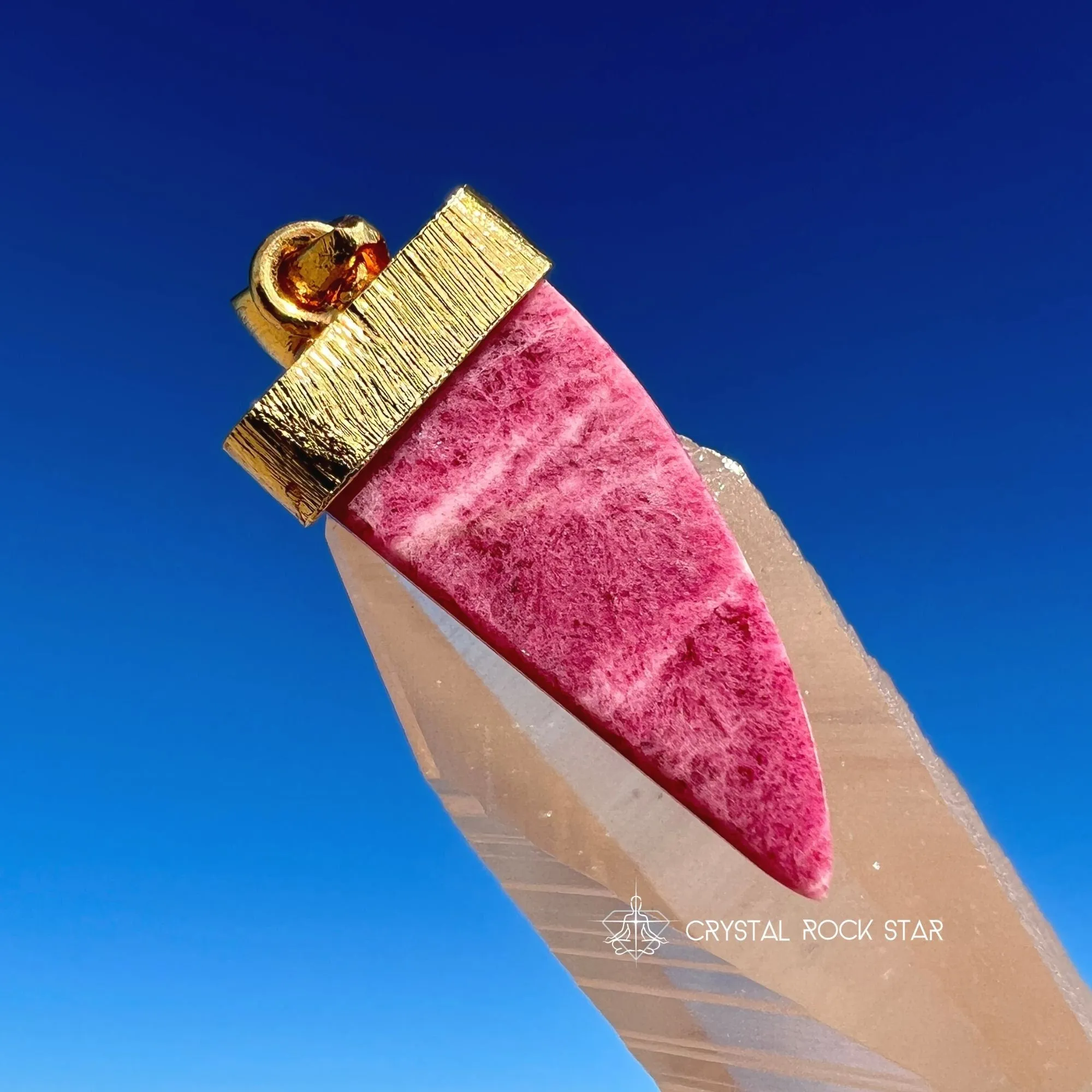 Tugtupite Fluorescent & Tenebrescent Pendant