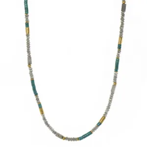 Turquoise and Labradorite Necklace