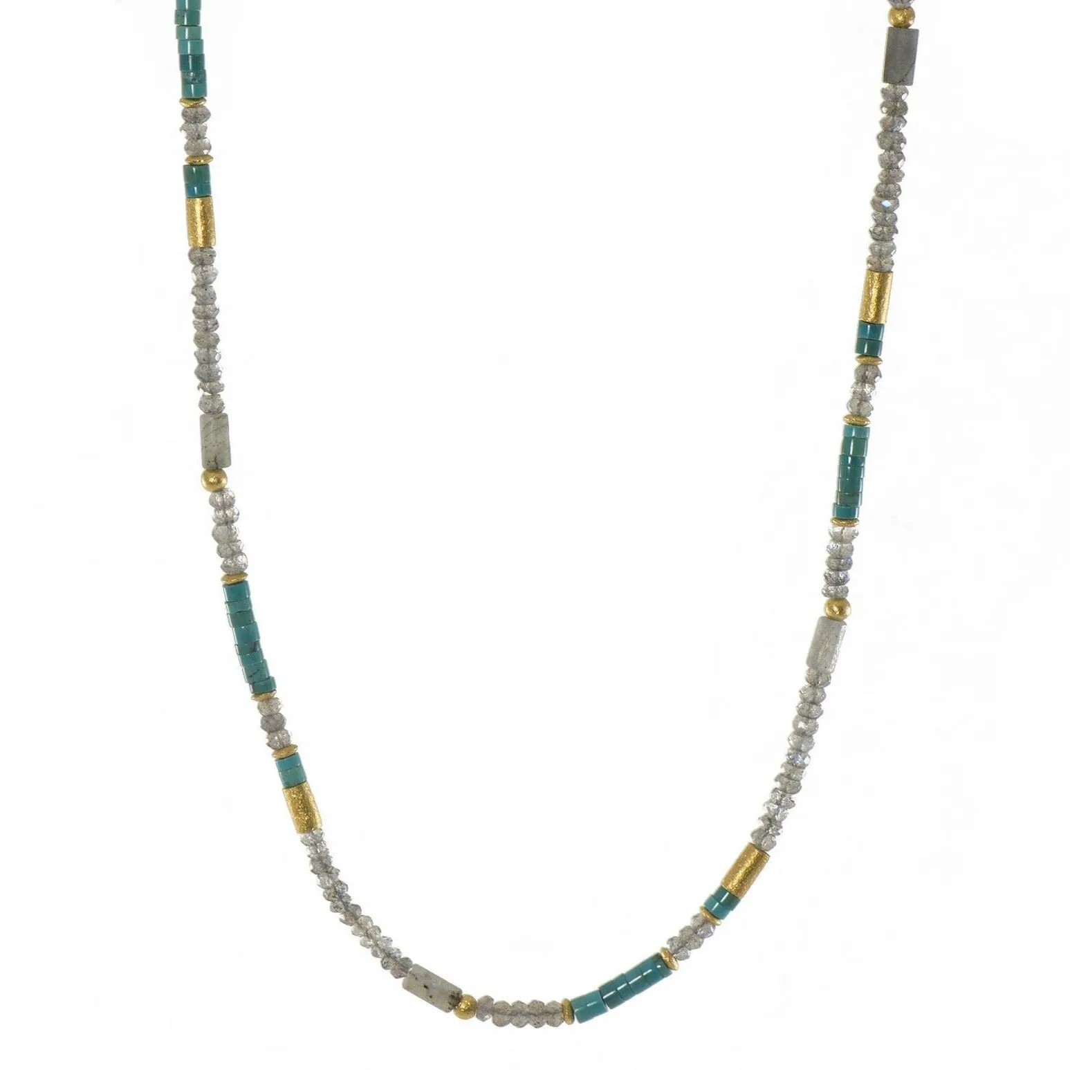 Turquoise and Labradorite Necklace