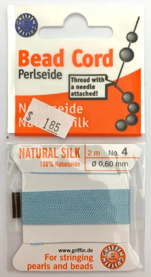 Turquoise Bead Cord - Perlseide