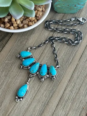 Turquoise Bib Necklace