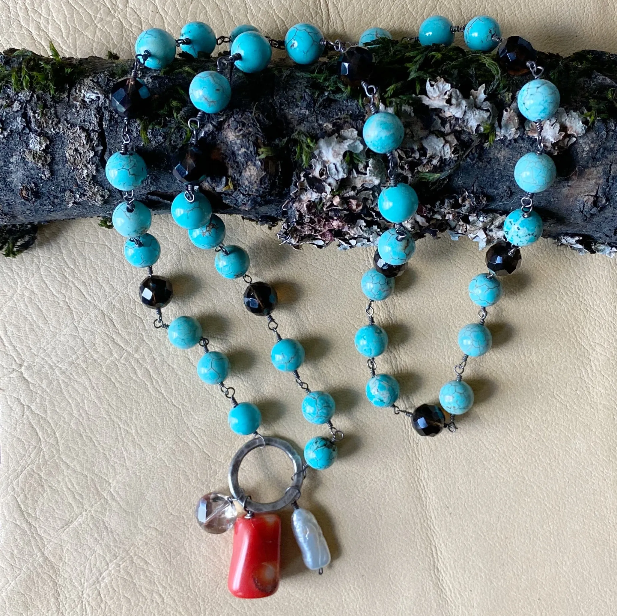 Turquoise Charm Necklace
