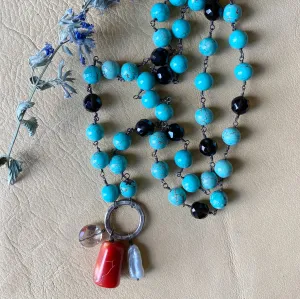 Turquoise Charm Necklace