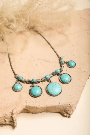 Turquoise Charm Necklace