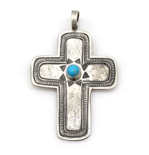 Turquoise Cross Pendant