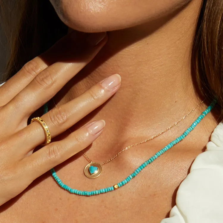 Turquoise Heart Pendant