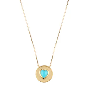 Turquoise Heart Pendant