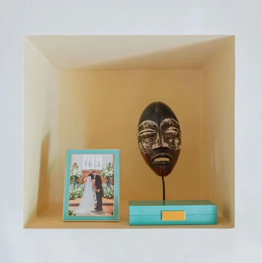 Turquoise Jewellery Box with Gold