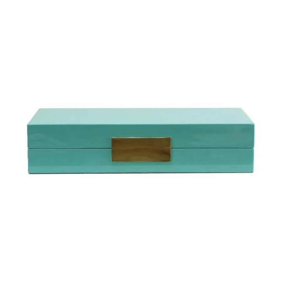 Turquoise Jewellery Box with Gold