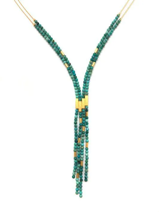 Turquoise Lariat Necklace