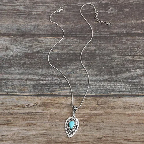 Turquoise Pendant Necklace – Stylish and Lightweight Fashion Jewelry