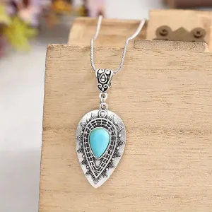 Turquoise Pendant Necklace – Stylish and Lightweight Fashion Jewelry