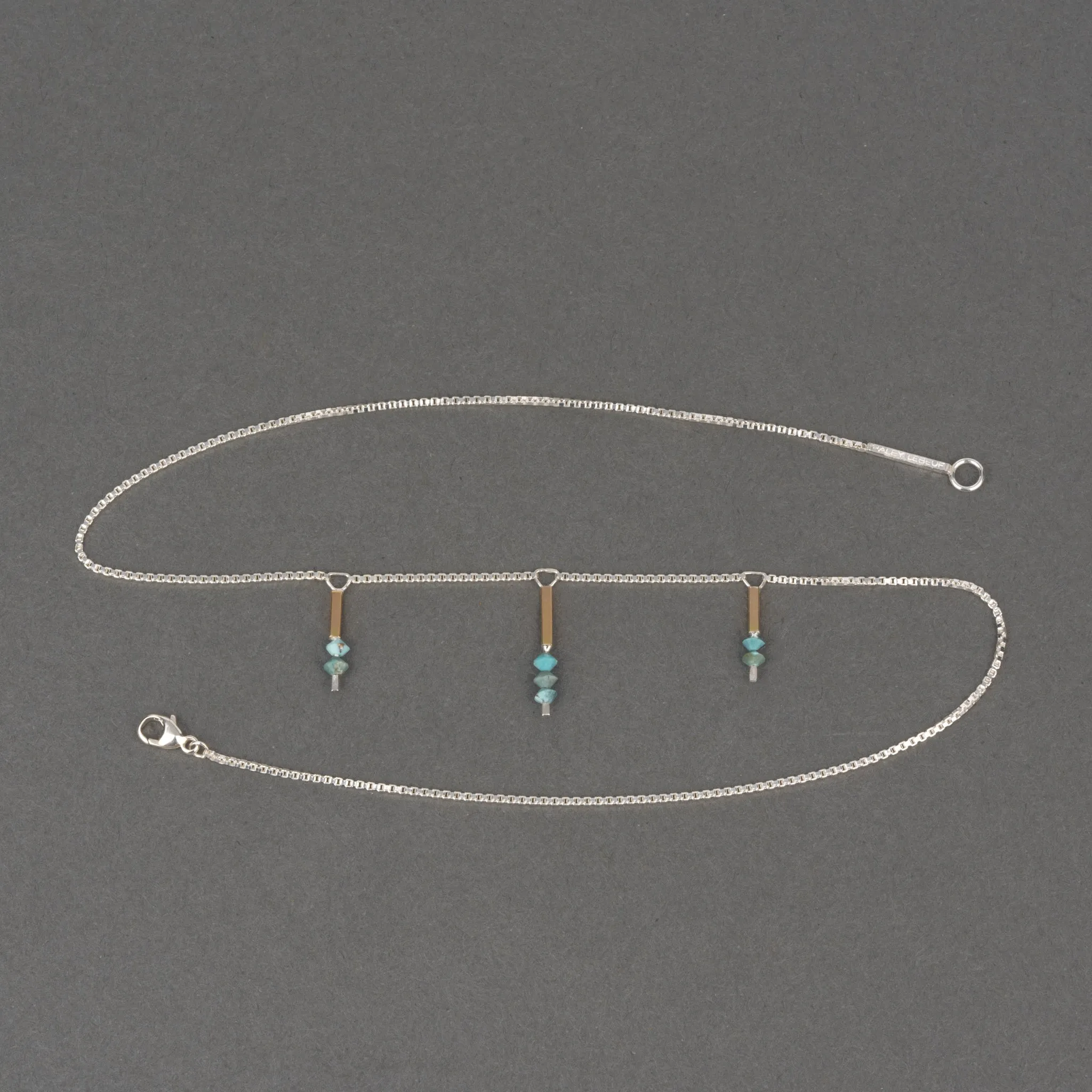 TURQUOISE PROGRESSION NECKLACE