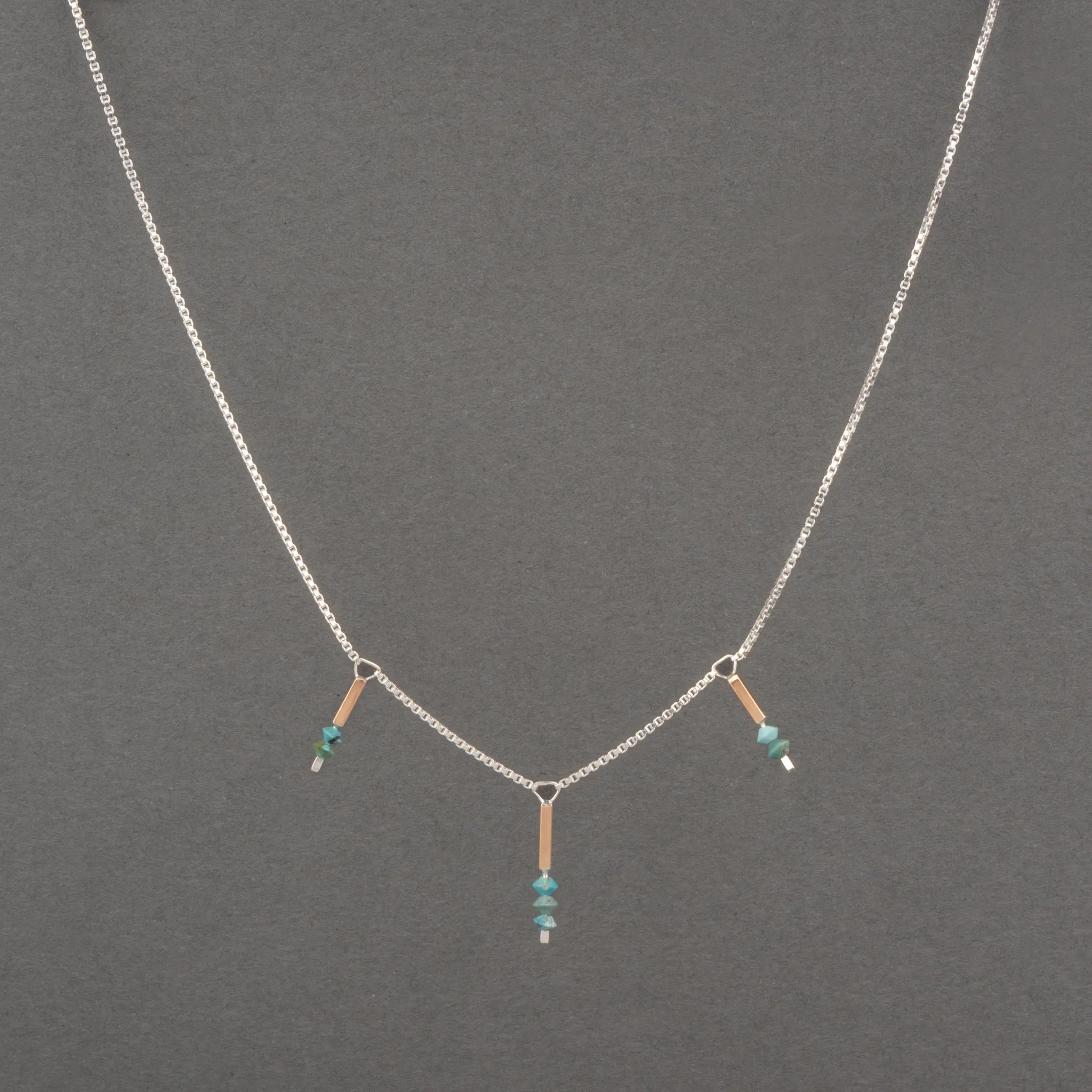 TURQUOISE PROGRESSION NECKLACE