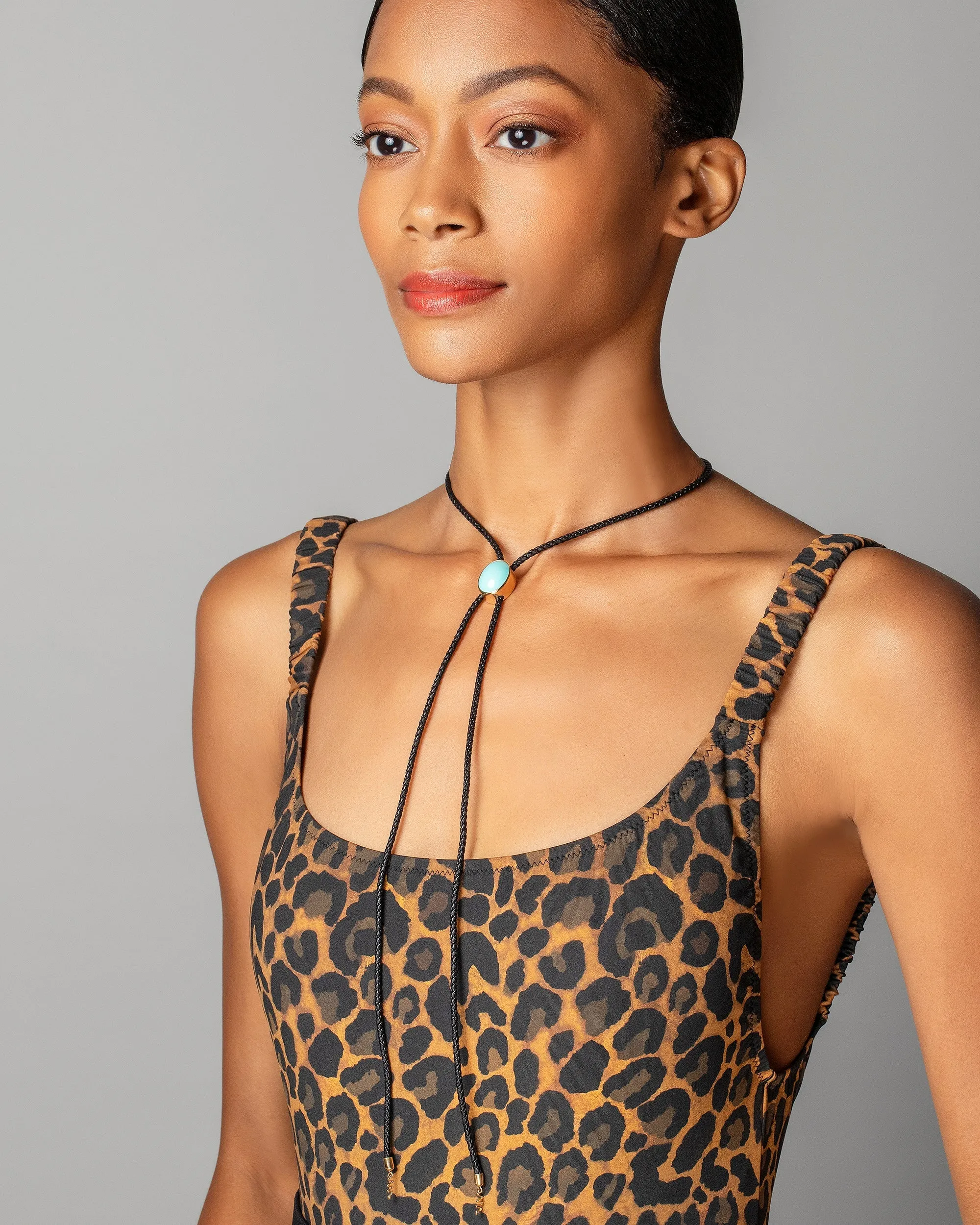 Turquoise Snake Bolo