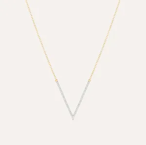 V To The T Pendant Necklace