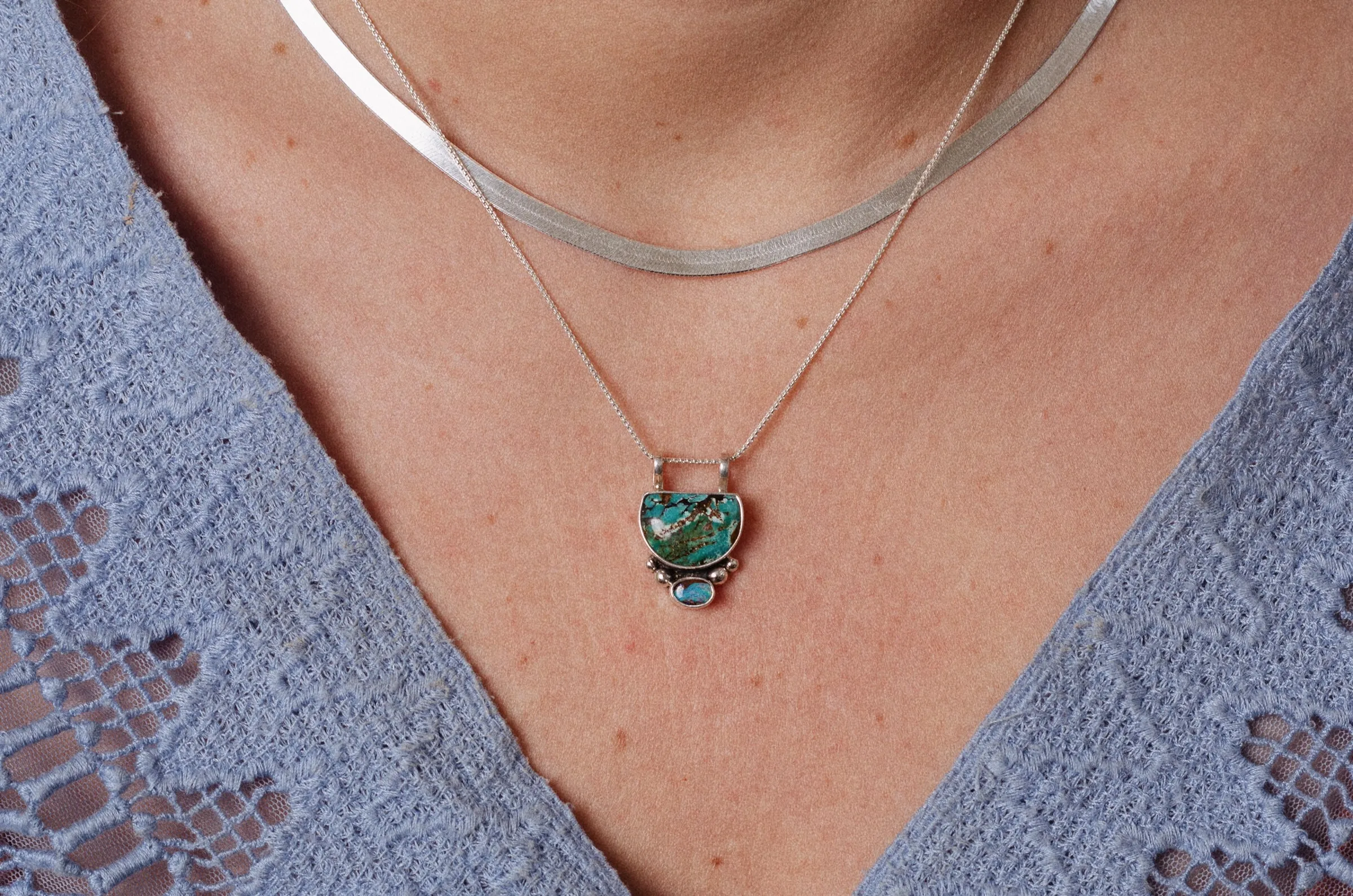 Valley Necklace ◇ Turquoise   Australian Opal