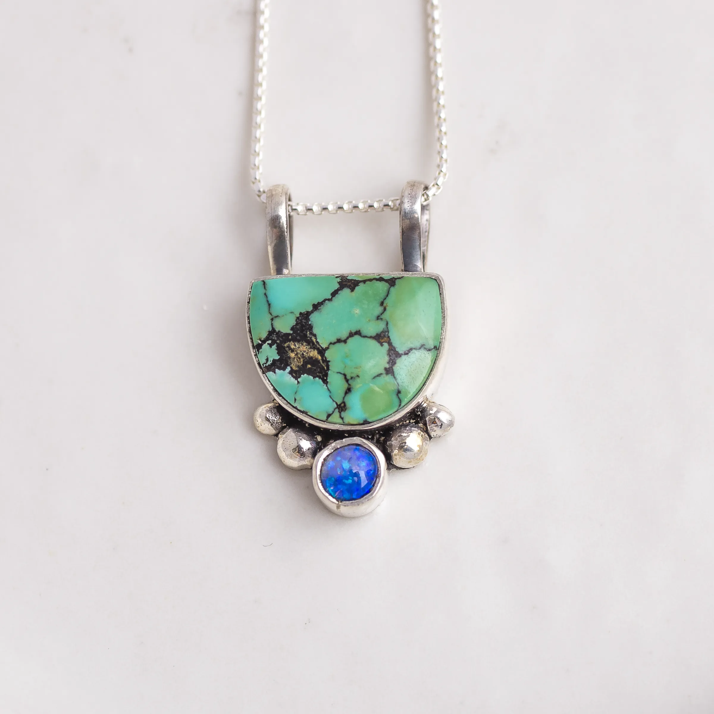 Valley Necklace ◇ Turquoise   Australian Opal