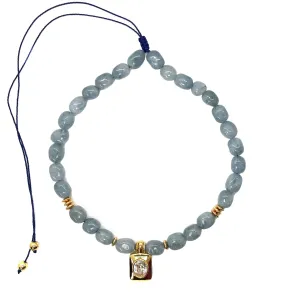 Vana Vintage Aqua Necklace