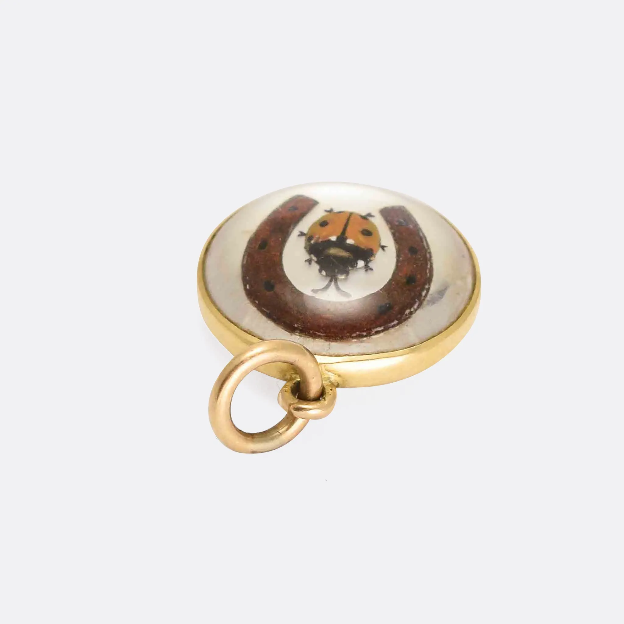 Victorian Essex Crystal Lucky Charms Pendant