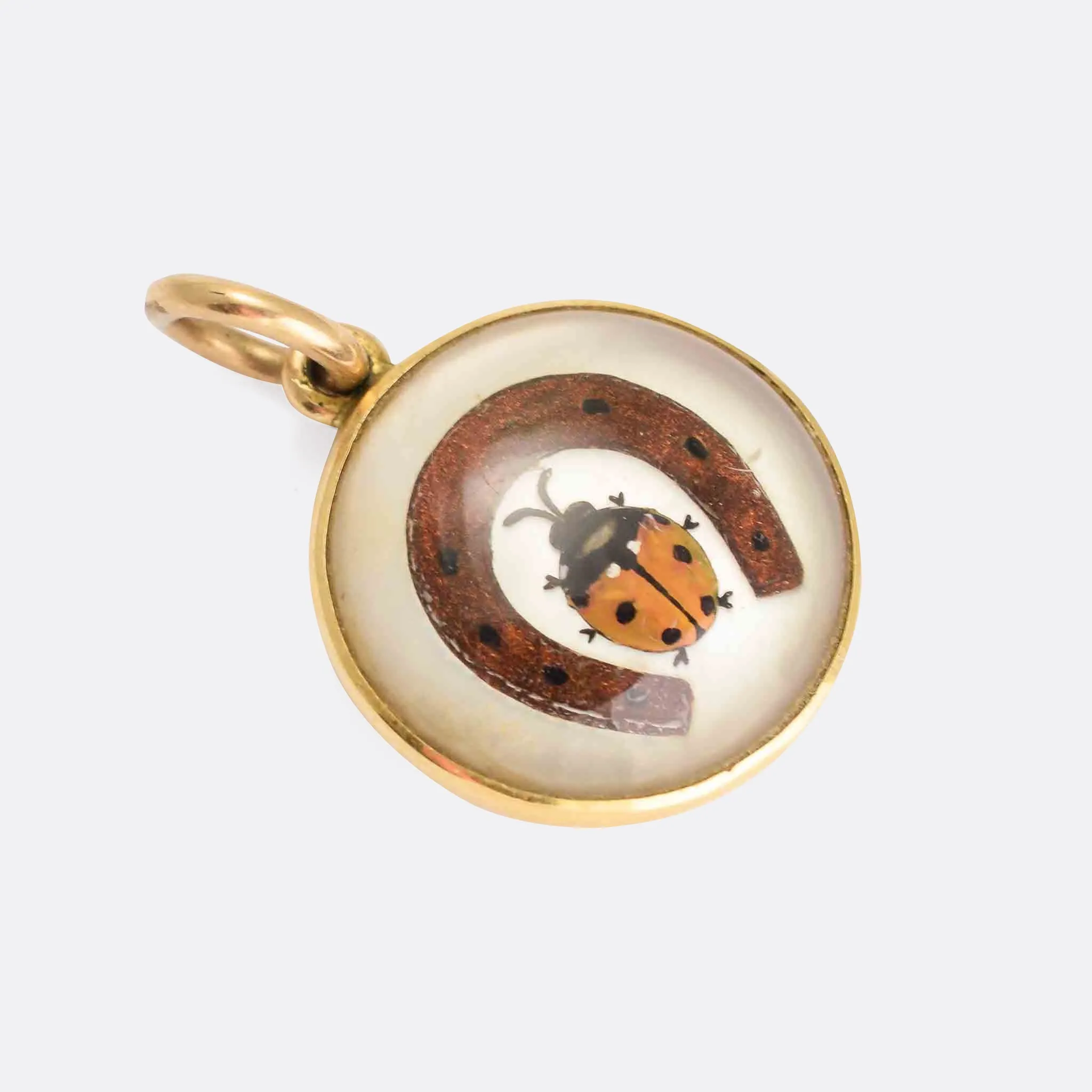 Victorian Essex Crystal Lucky Charms Pendant
