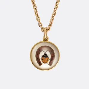Victorian Essex Crystal Lucky Charms Pendant