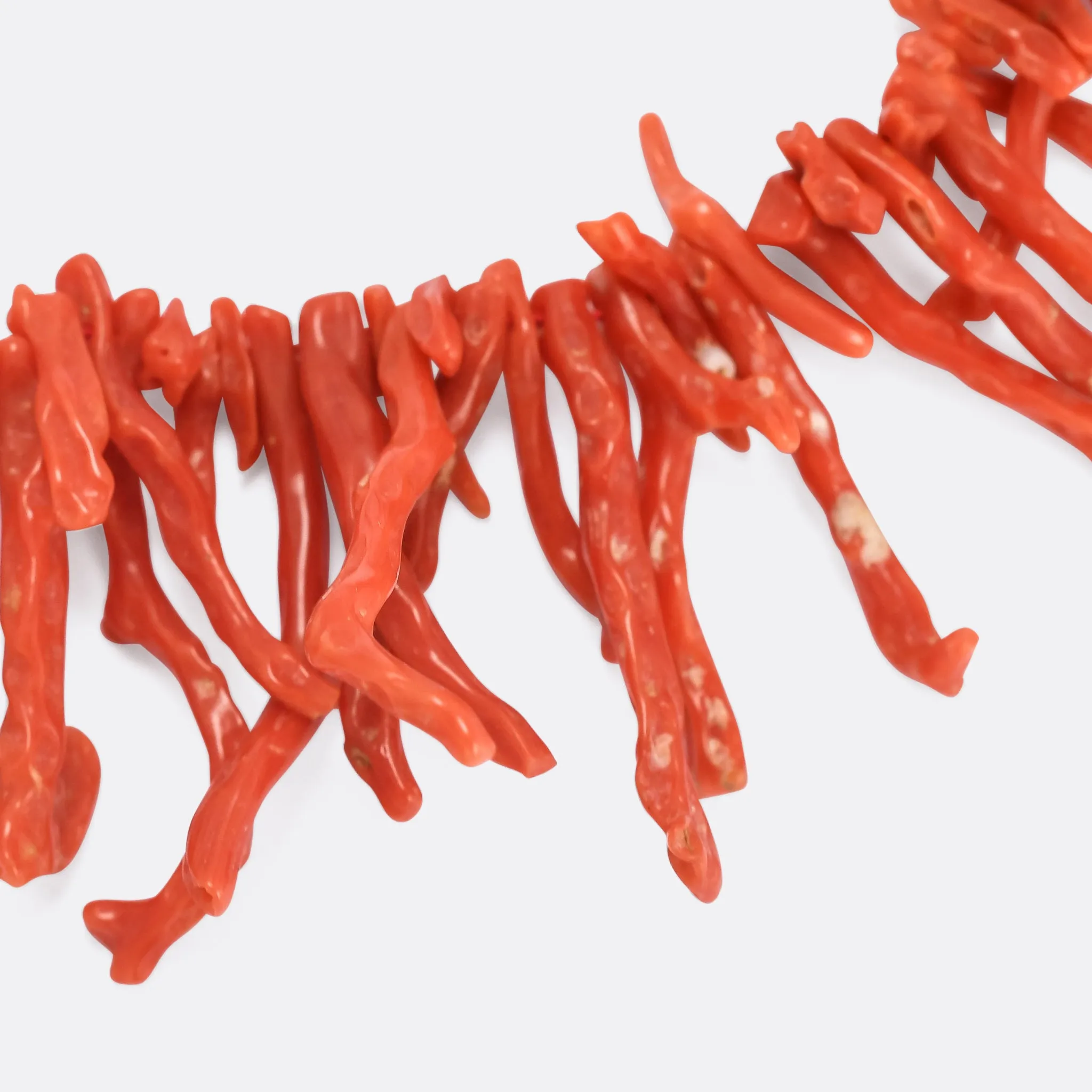 Victorian Red Coral Necklace