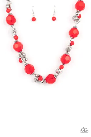 Vidi Vici VACATION Red Paparazzi Necklace