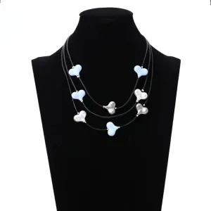 Vintage 3-Layers Neck Chokers Necklace for Women
