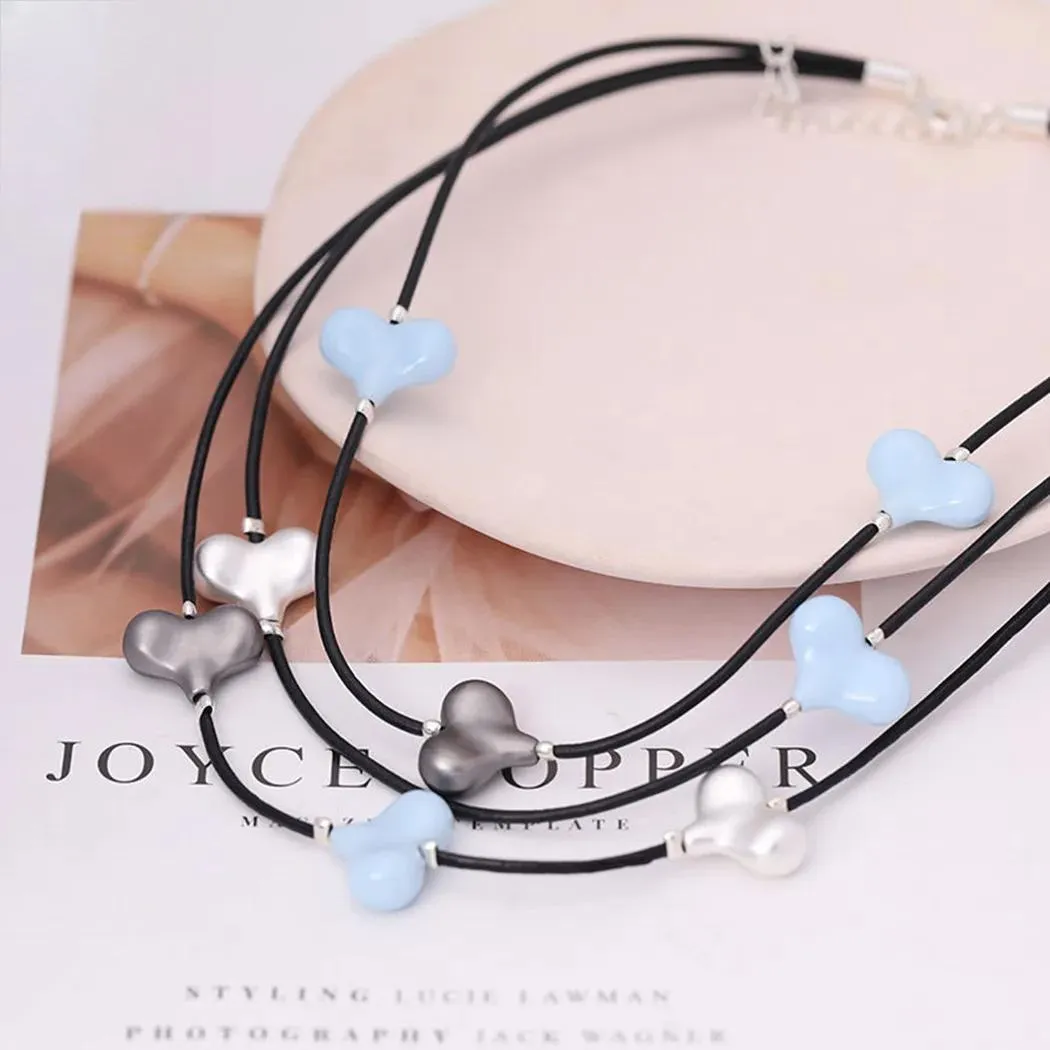 Vintage 3-Layers Neck Chokers Necklace for Women