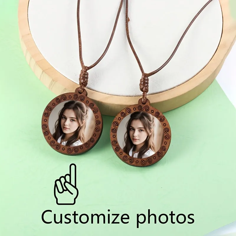 Vintage Lace Wooden necklace for Women, Gift Idea