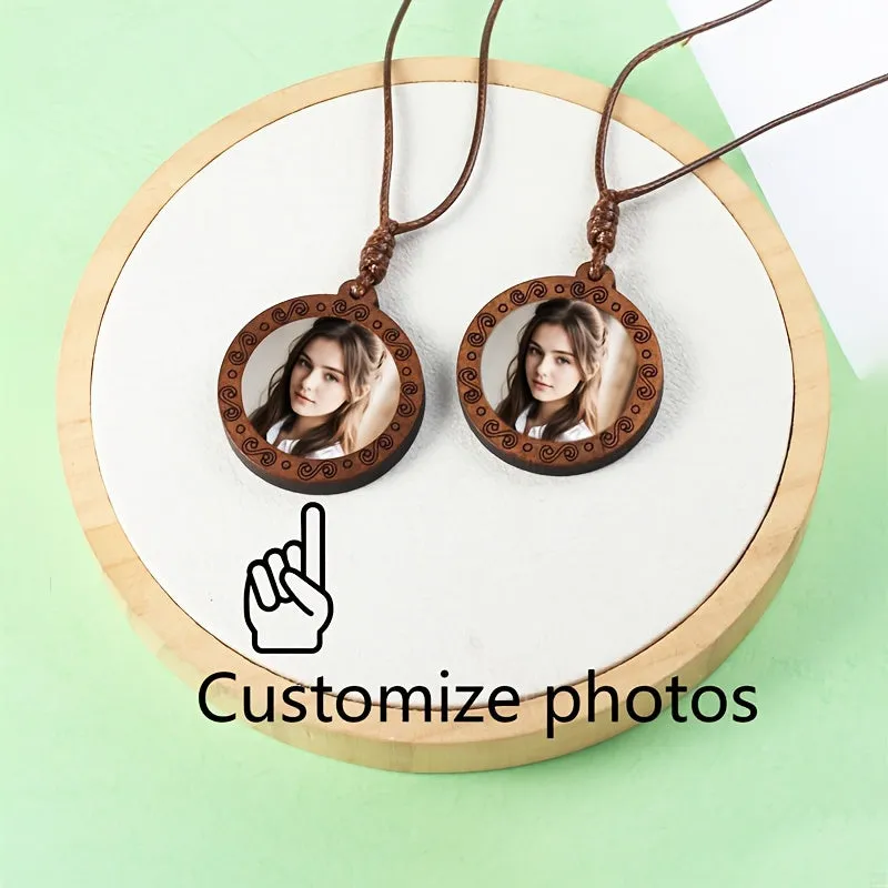 Vintage Lace Wooden necklace for Women, Gift Idea