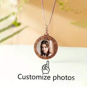 Vintage Lace Wooden necklace for Women, Gift Idea