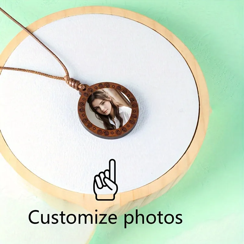 Vintage Lace Wooden necklace for Women, Gift Idea